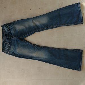Silver jeans suki mid boot cut faded